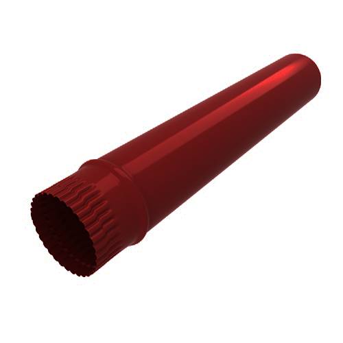 Труба водосточная, диаметр 110 мм, Порошковое покрытие, длина 1.25 м., RAL 3005 (Винно-красный)
