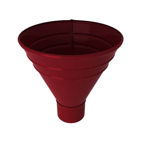 Воронка конусная, диаметр 90 мм, RAL 3005 (Винно-красный)