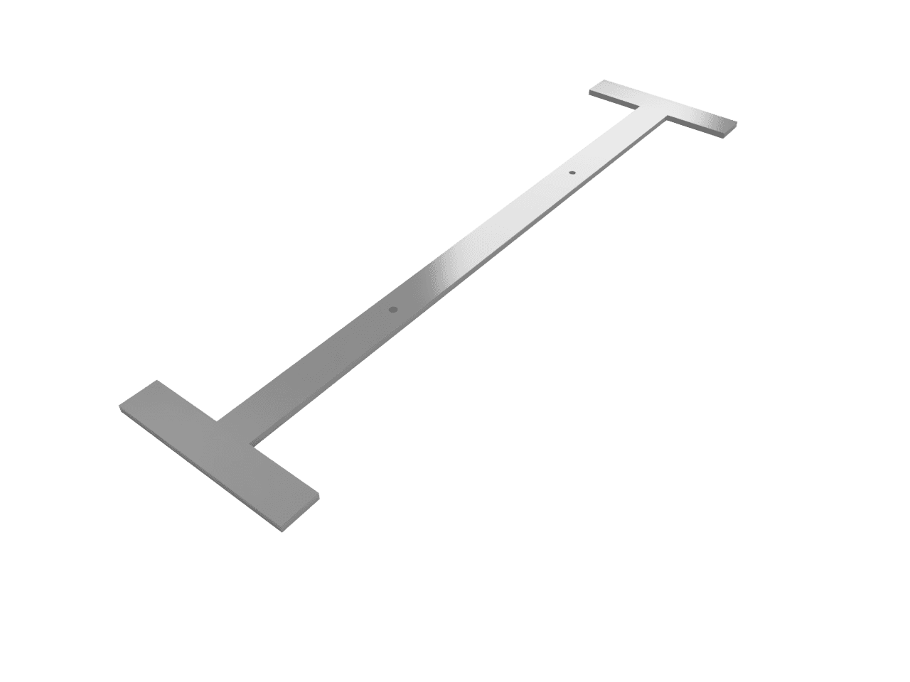 Костыль кровельный Н-образный 200х400х200 из полосы 40х4 негрунтованный из стали