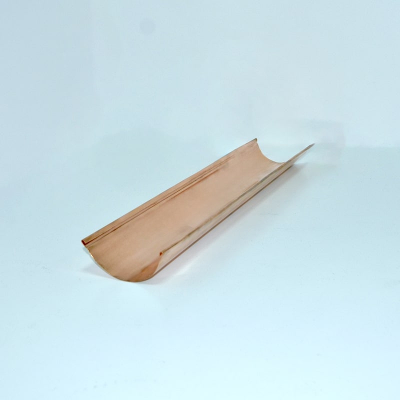 Желоб водосточный медный, диаметр 100 мм, длина 1250 мм