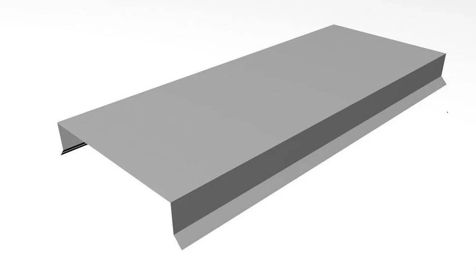 Парапетная крышка 2000 х 0,7 мм из оцинкованной стали