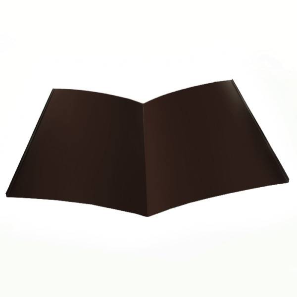 Планка ендовы, Порошковое покрытие, RAL 8019 (Серо-коричневый)