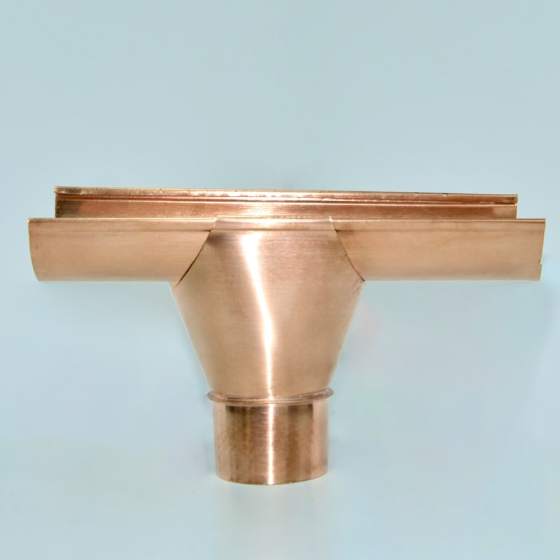 Канадка водосточная медная, диаметр 125 мм