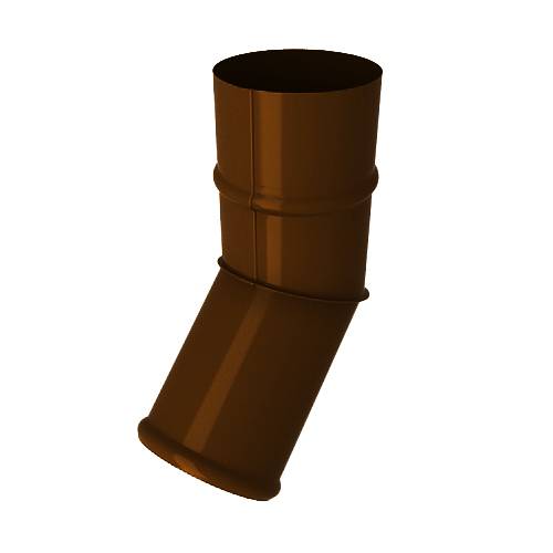 Отмет водосточный, диаметр 125 мм, Порошковое покрытие, RAL 8017 (Шоколадно-коричневый)