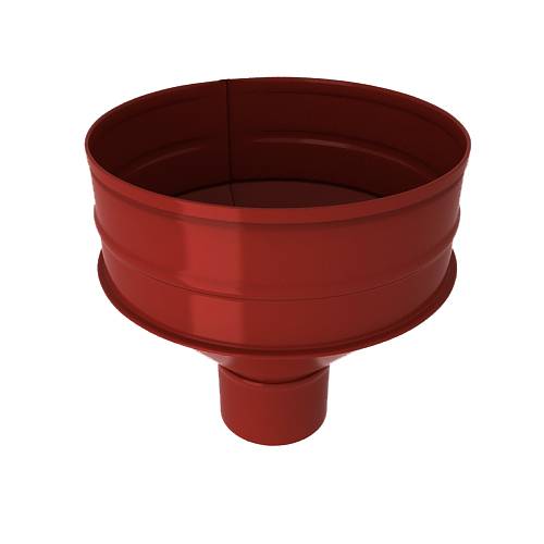 Водосборная воронка, диаметр 200 мм, RAL 3011 (Коричнево-красный) 