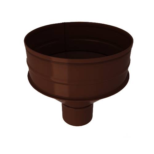 Водосборная воронка, диаметр 180 мм, RAL 8017 (Шоколадно-коричневый)