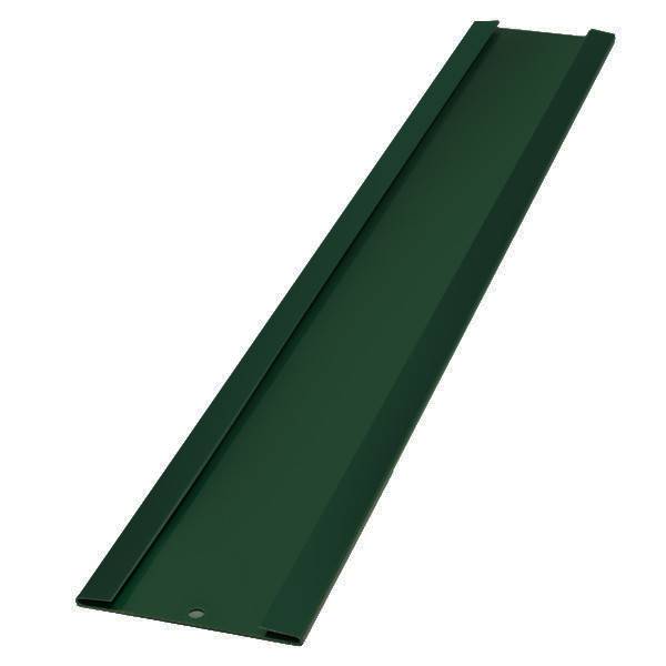 Планка стыковочная, 3м, Полимерное покрытие, RAL  (Зеленый мох)