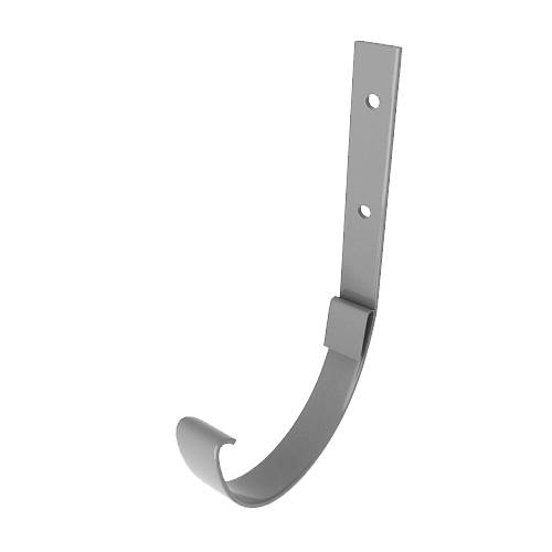 Кронштейн желоба, диаметр 106 мм, Порошковое покрытие, 350 мм, RAL 9002 (Серо-белый) 