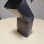 Колено трубы прямоугольное 80х150 мм RAL 8019 из оцинкованной стали - фото 4