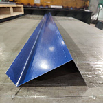 Отлив для окон, 1.25м, Полимерное покрытие, RAL 5005 (Сигнальный синий) - фото